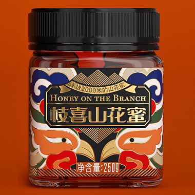花蜜不干胶标签